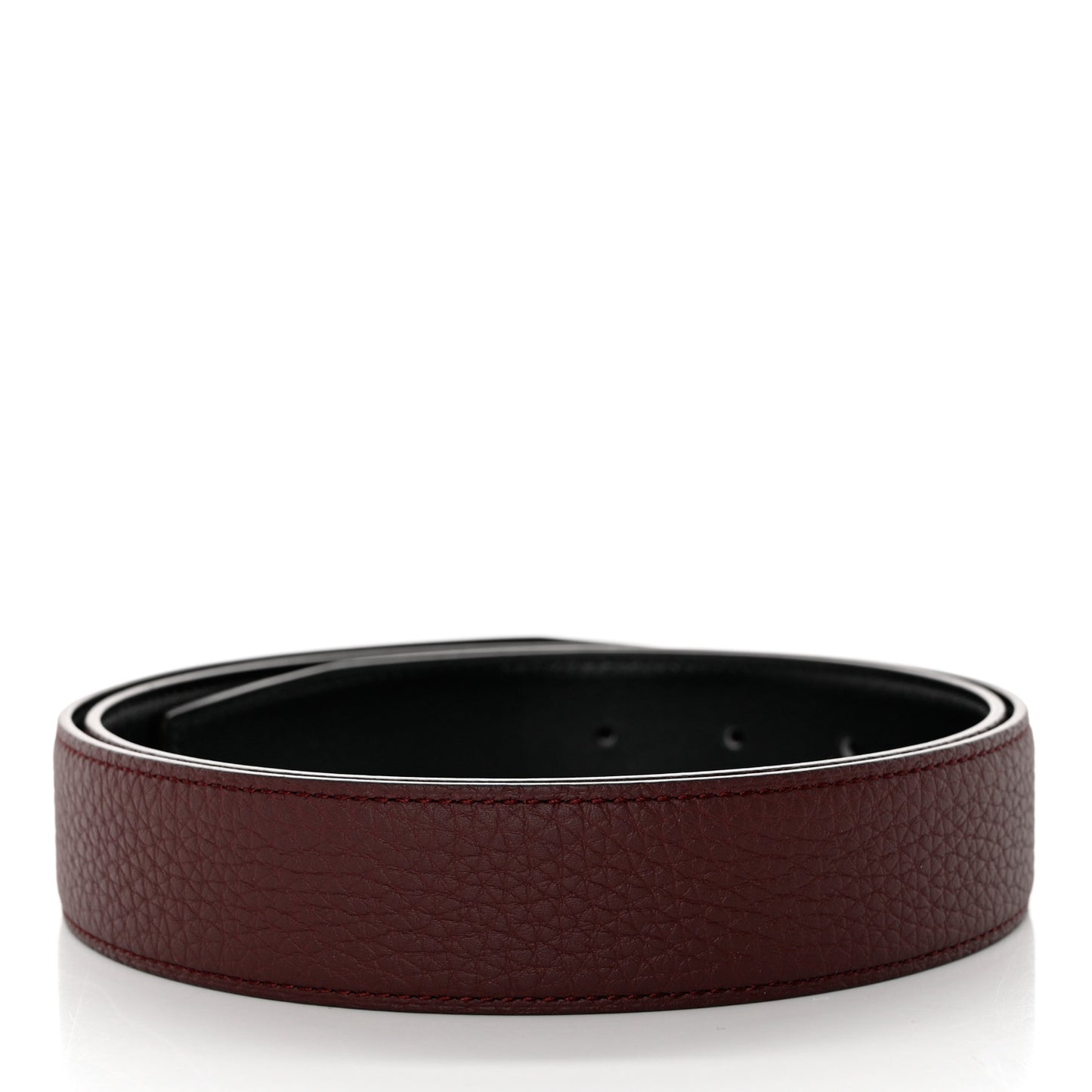 Box Togo 32mm Belt Strap 90 36 Black Bordeaux