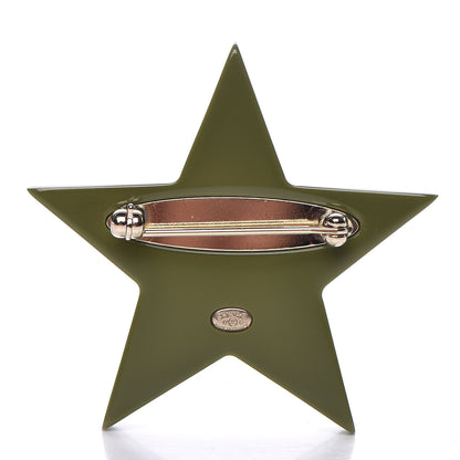 Chanel Resin Crystal Pearl CC Star Brooch Multicolor 3 of 4
