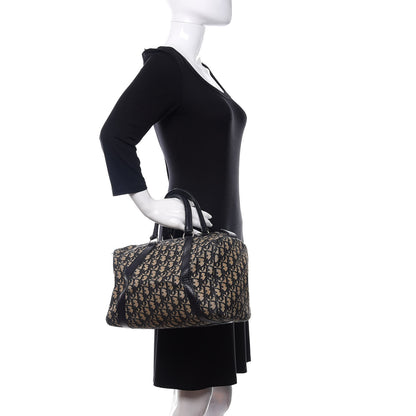 Christian Dior Monogram Boston Navy Blue 2 of 13