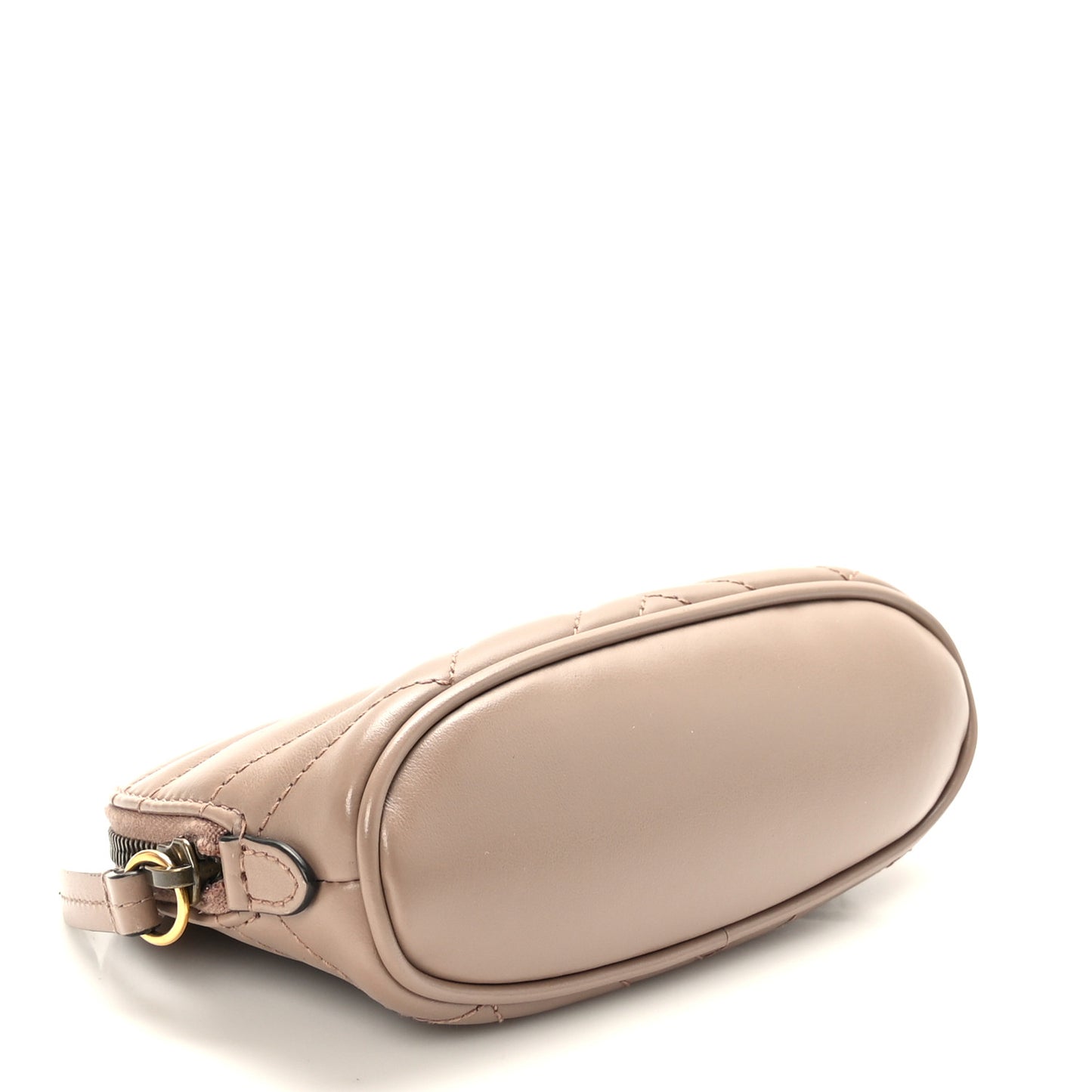 Calfskin Matelasse GG Marmont Pouch Cosmetic Case Porcelain Rose