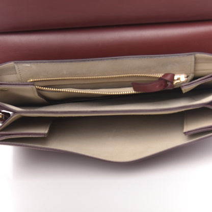 Chloe Calfskin Suede Medium Faye Shoulder Bag Plum Purple 5 of 10