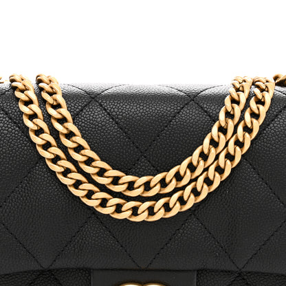 Chanel Caviar Quilted Mini Sweetheart Flap Black 8 of 10