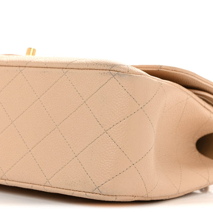 Chanel Caviar Quilted Jumbo Double Flap Beige Clair 10 of 16