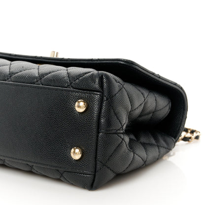 Chanel Caviar Quilted Mini Coco Handle Flap Black 11 of 11