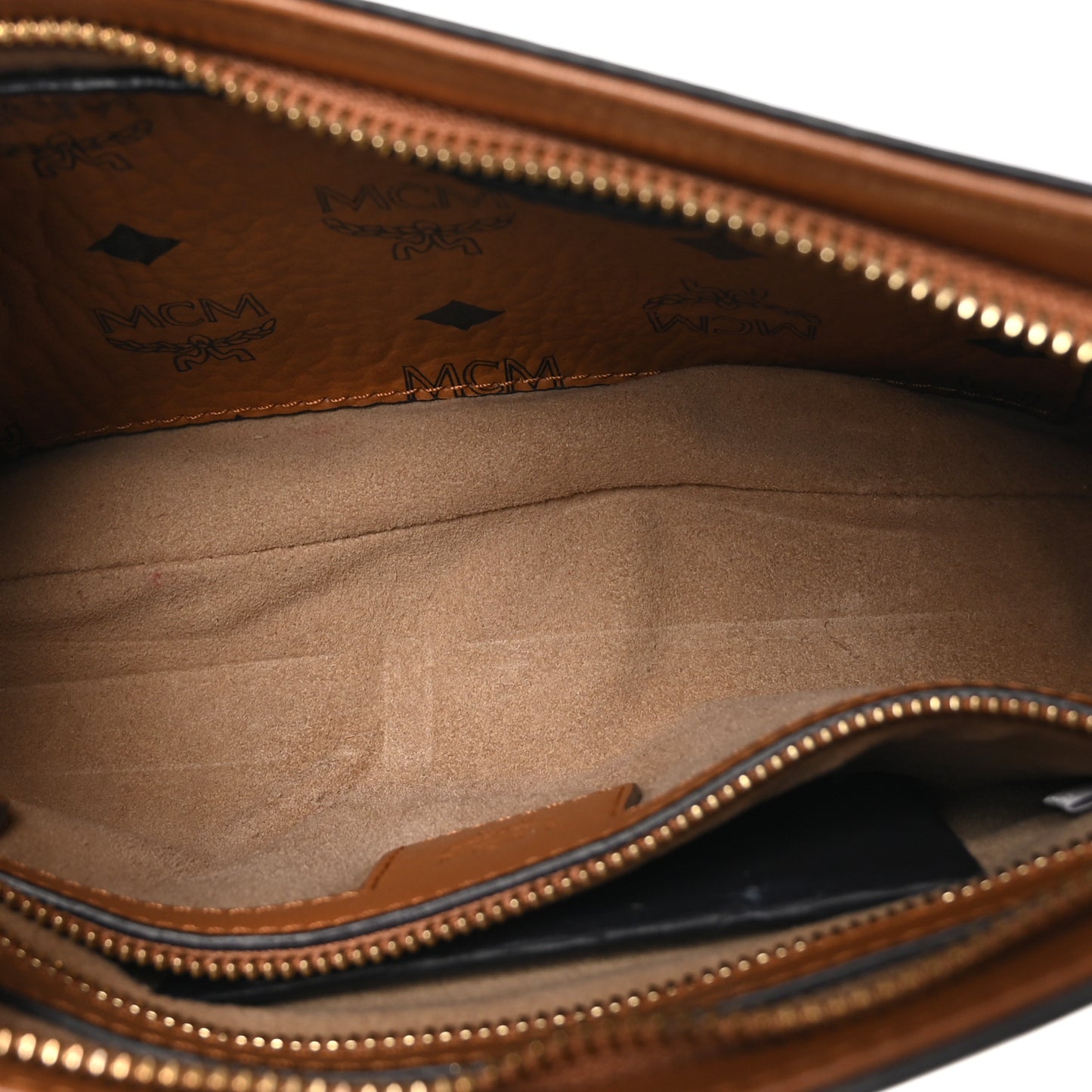 Visetos Studded Small Crossbody Bag Cognac