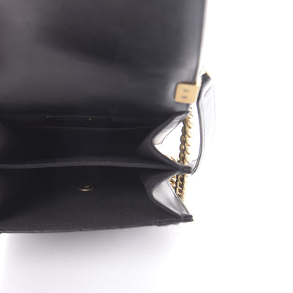 Chanel Calfskin Quilted North South Boy Flap Black 4 of 10