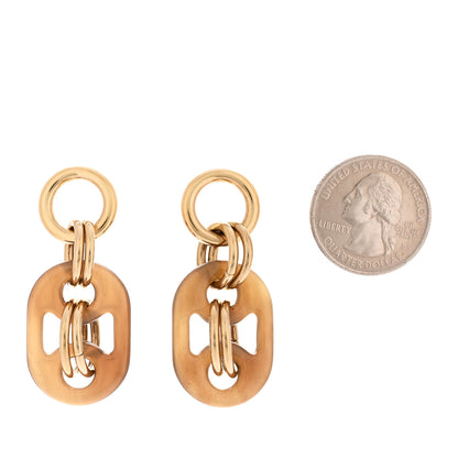Hermes Permabrass Horn Small Eurydice Earrings 2 of 4