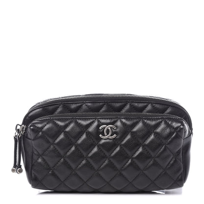 Chanel Calfskin Quilted Waist Bag Black 1 of 9