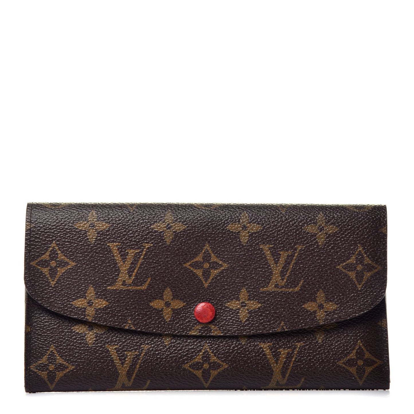 Monogram Emilie Wallet Red
