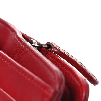 Chanel Caviar Quilted CC French Wallet Red 11 of 14