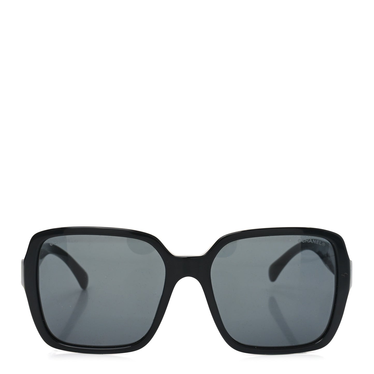 Acetate Square Sunglasses 5408 Black