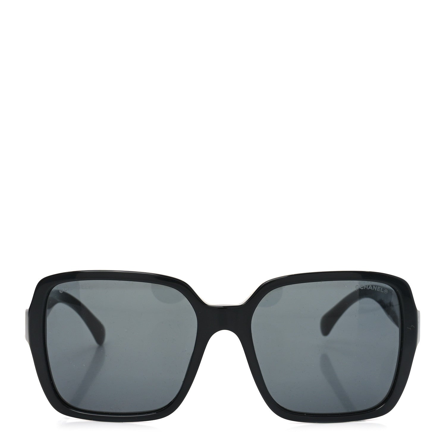 Chanel Acetate Square Sunglasses 5408 Black 2 of 7