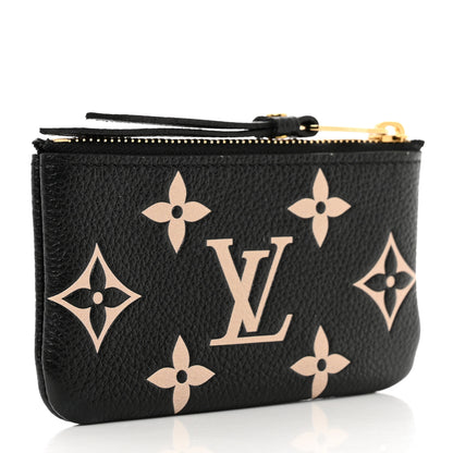 Louis Vuitton Empreinte Monogram Giant Key Pouch Black Beige 3 of 6