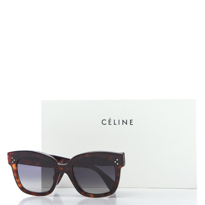 Celine Acetate Polarized Square Sunglasses CL40002U Tortoise 7 of 7