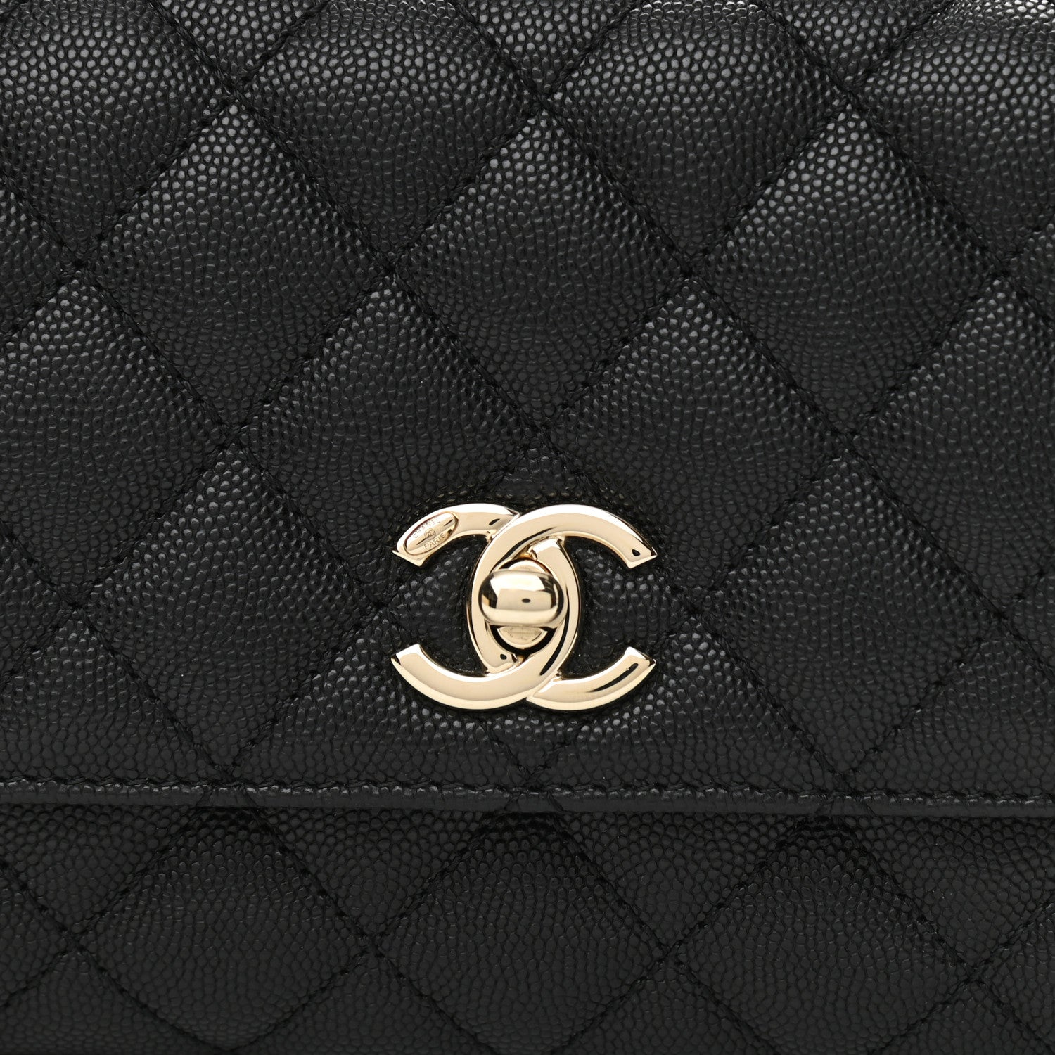 Chanel Caviar Quilted Extra Mini Coco Handle Flap Black 8 of 11