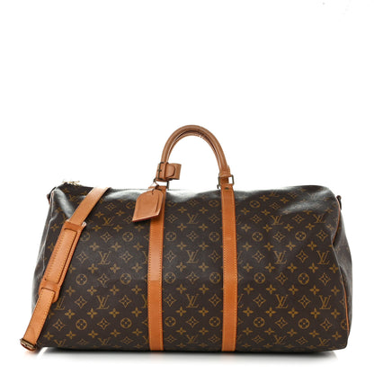 Louis Vuitton Monogram Keepall Bandouliere 55 1 of 15