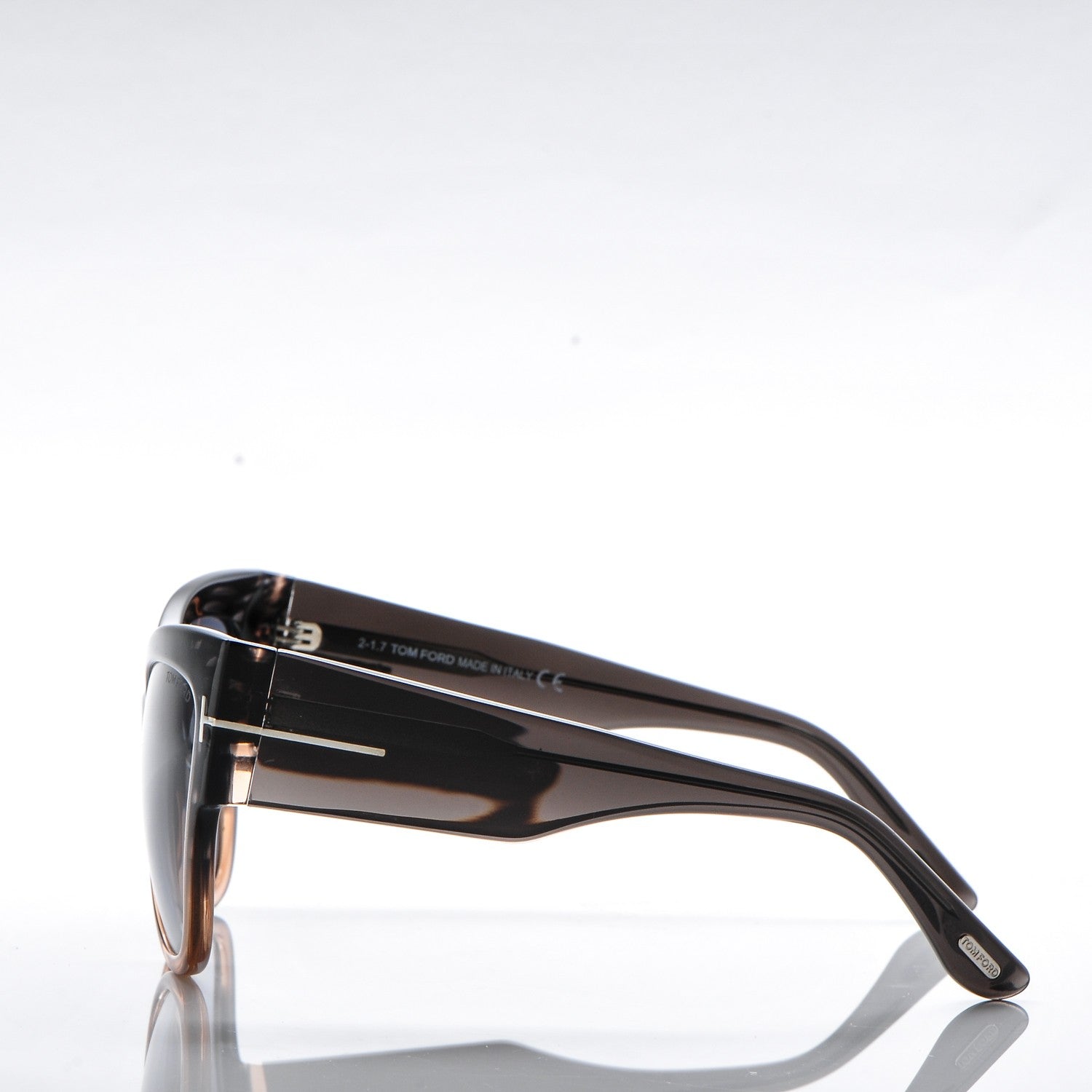 Tom Ford Anoushka Sunglasses TF371 Melange Grey Peach 2 of 6