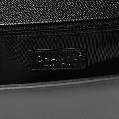 Chanel Caviar Quilted New Medium Boy Flap Black 6 of 11