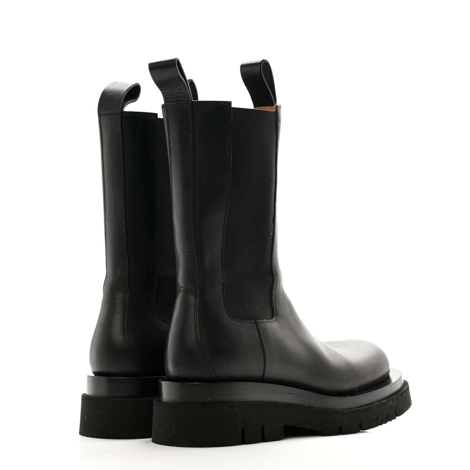 Bottega Veneta Calfskin The Lug Chelsea 55mm Boots 38.5 Black 4 of 12