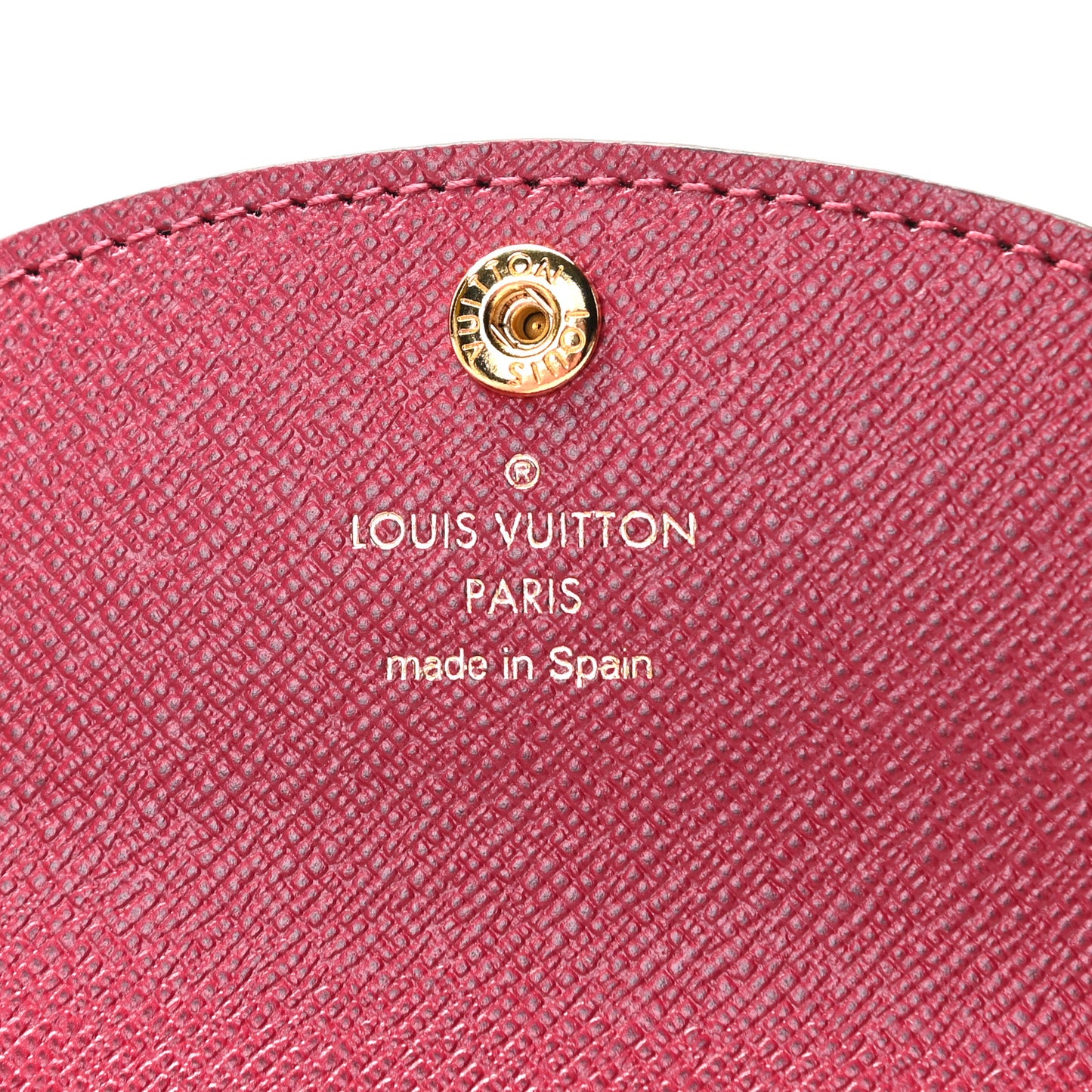 Monogram Rosalie Coin Purse Fuchsia