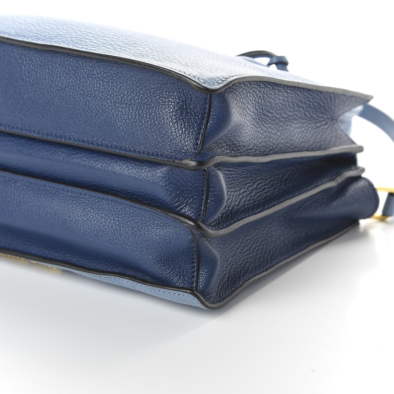 Miu Miu Goatskin Madras Shopping Tote 7 of 9