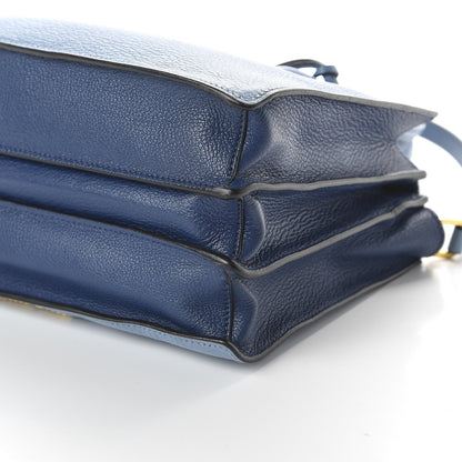 Miu Miu Goatskin Madras Shopping Tote 7 of 9