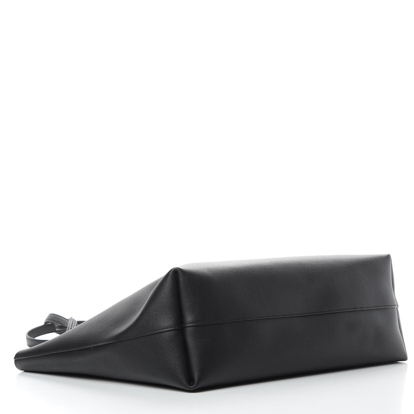 Calfskin Large Shopping Tote Black