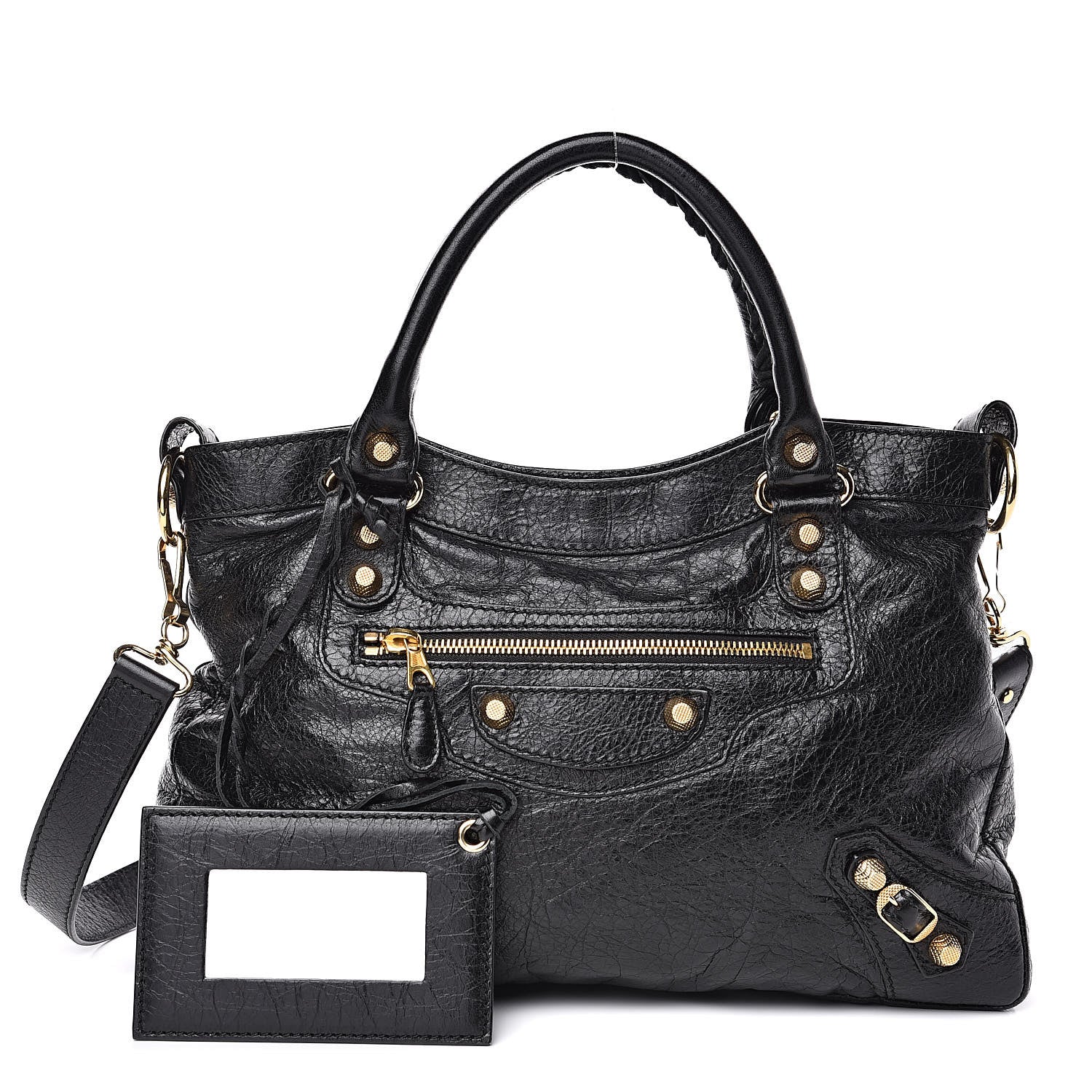 Balenciaga Agneau Giant 12 Gold Hardware Town Black 1 of 9