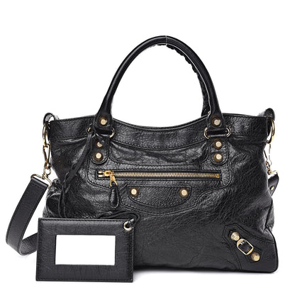 Balenciaga Agneau Giant 12 Gold Hardware Town Black 1 of 9