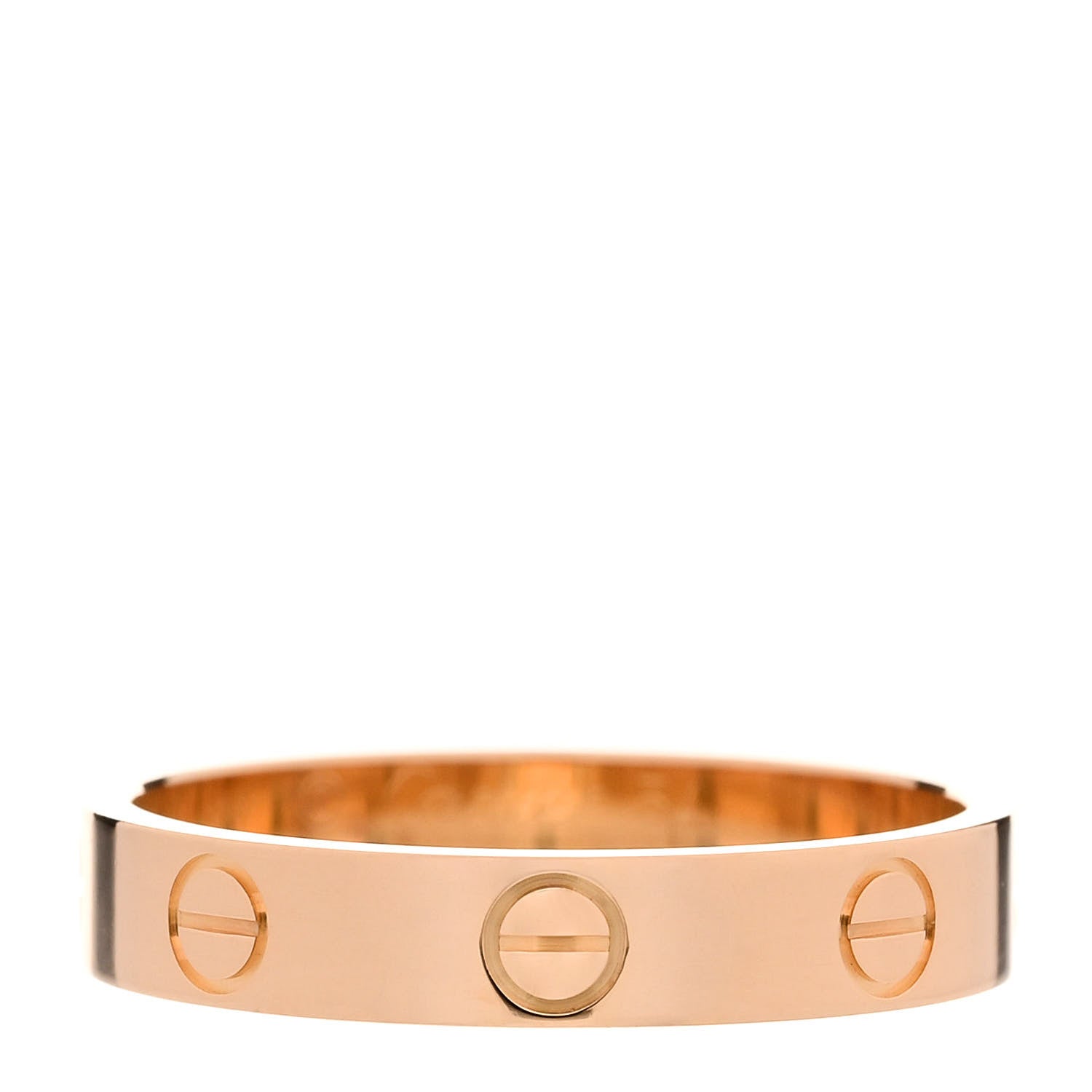 Cartier 18K Pink Gold 3.5mm LOVE Wedding Band Ring 54 7 1 of 5