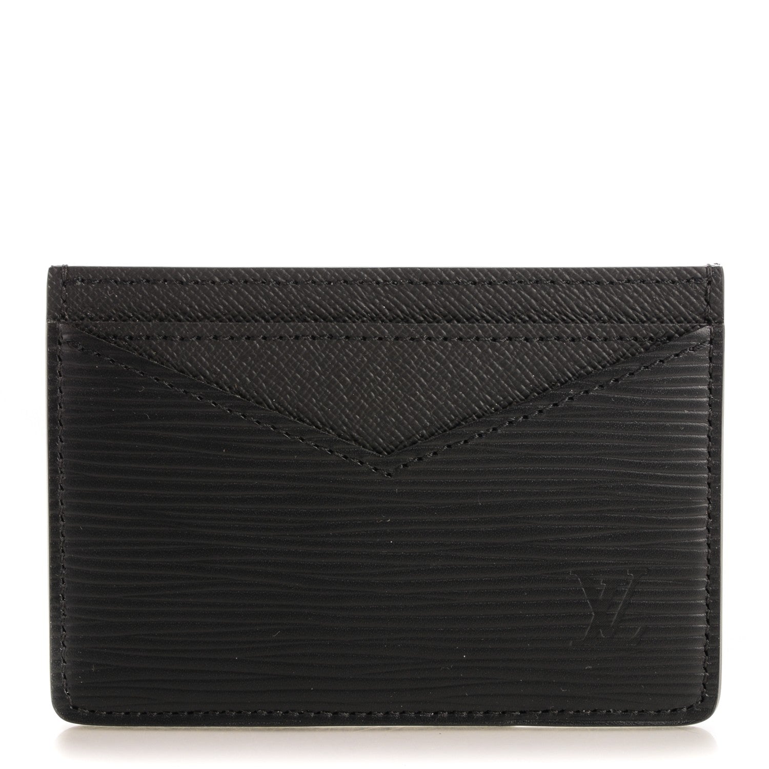 Louis Vuitton Epi Neo Porte-Cartes Card Holder Black 1 of 7