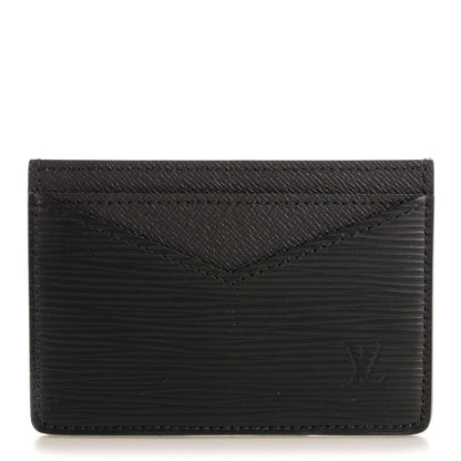 Louis Vuitton Epi Neo Porte-Cartes Card Holder Black 1 of 7