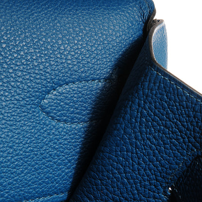 Hermes Togo HAC Birkin 40 Bleu de Galice 14 of 23