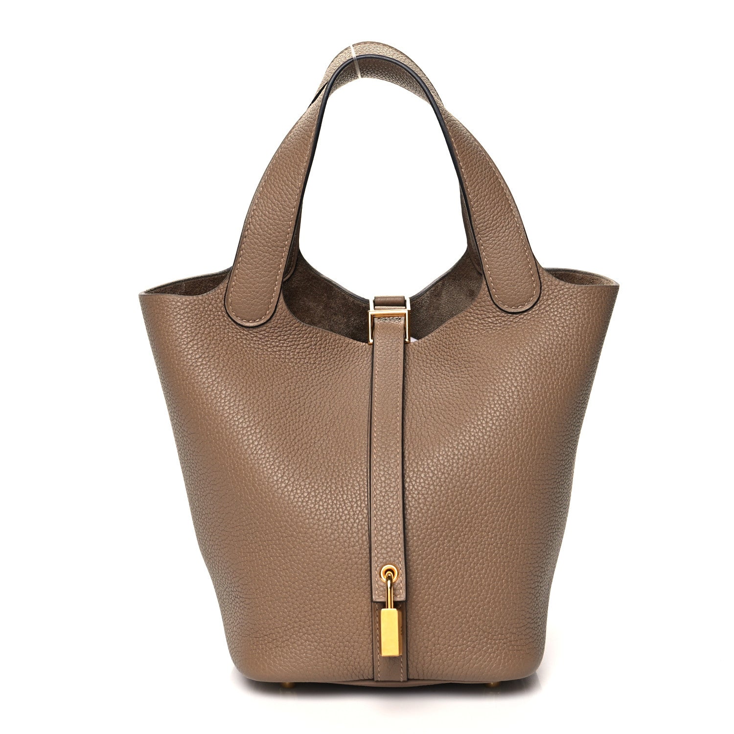 Hermes Taurillon Maurice Picotin Lock 18 PM Beige De Weimar 1 of 10