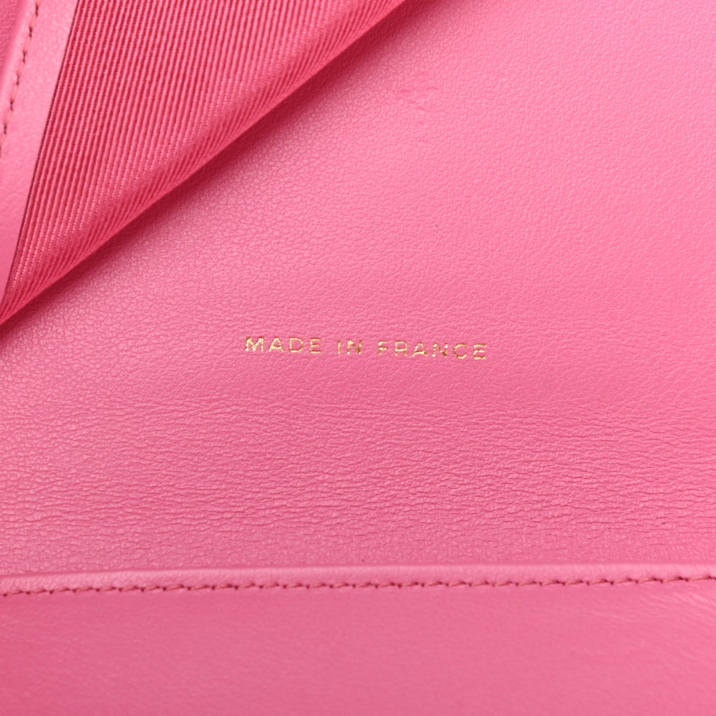 Caviar Quilted Compact Flap Wallet Pink