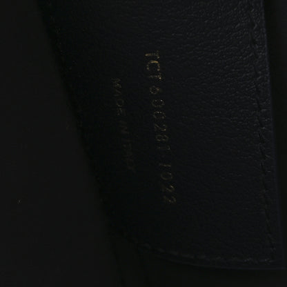 Saint Laurent Calfskin Large Shopping Tote Navy 13 of 13