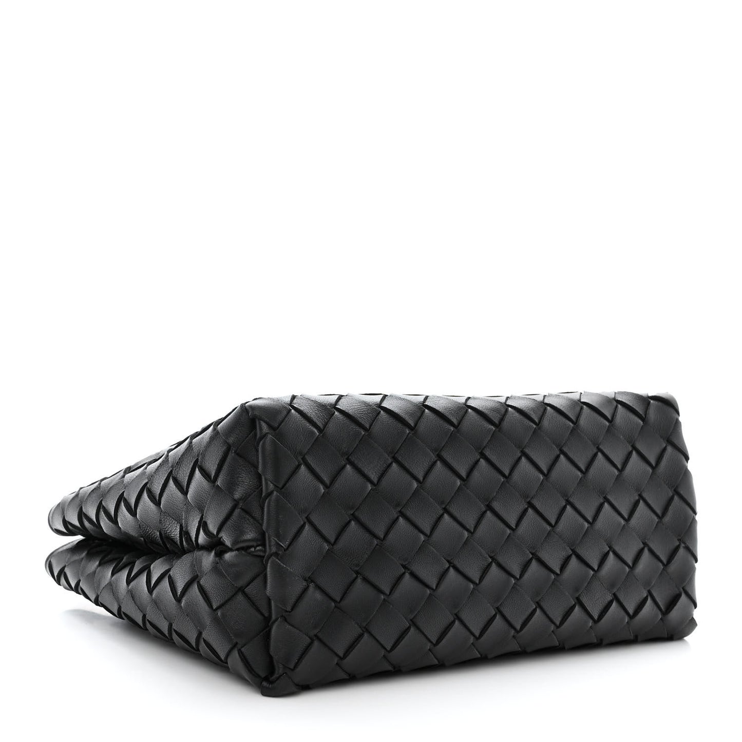 Nappa Intrecciato Small Andiamo Shoulder Bag Black