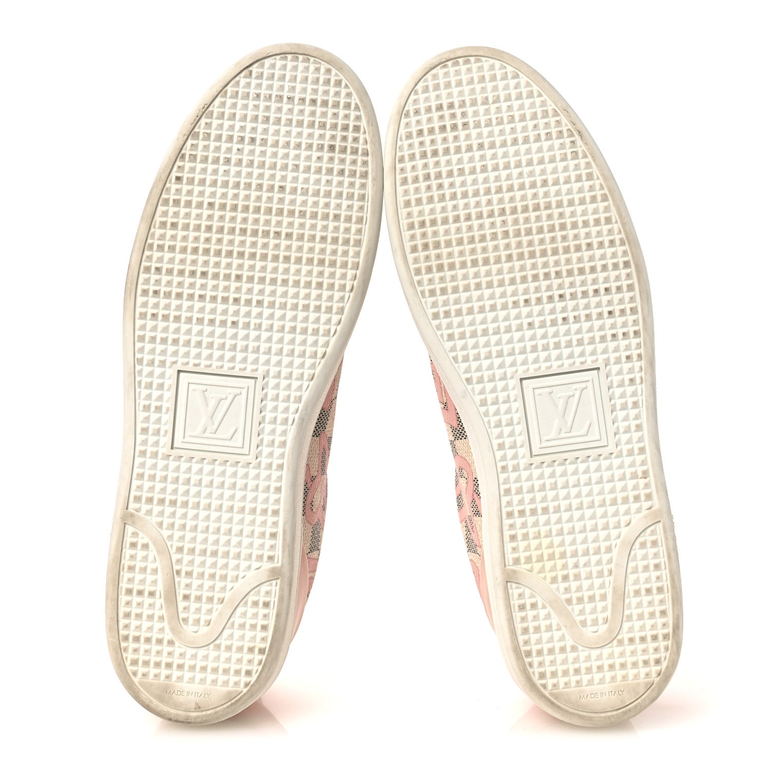 Louis Vuitton Damier Azur Tahitienne Bora Bora Sneakers 40 Rose Ballerine 7 of 12