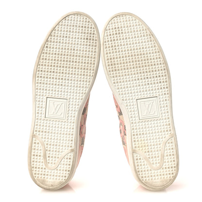 Louis Vuitton Damier Azur Tahitienne Bora Bora Sneakers 40 Rose Ballerine 7 of 12