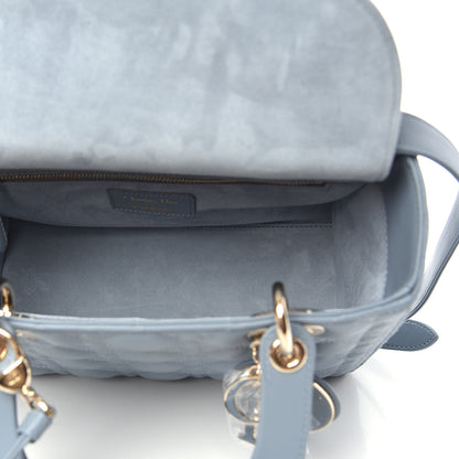 Christian Dior Lambskin Cannage Medium Lady Dior Cloud Blue 6 of 10
