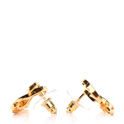 Chanel Metal Obazine CC Earrings Gold 3 of 5