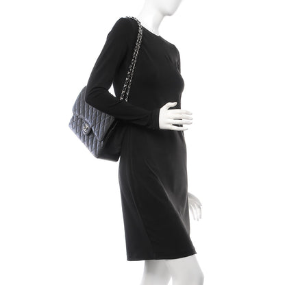 Chanel Caviar Quilted Jumbo Double Flap Black 2 of 12