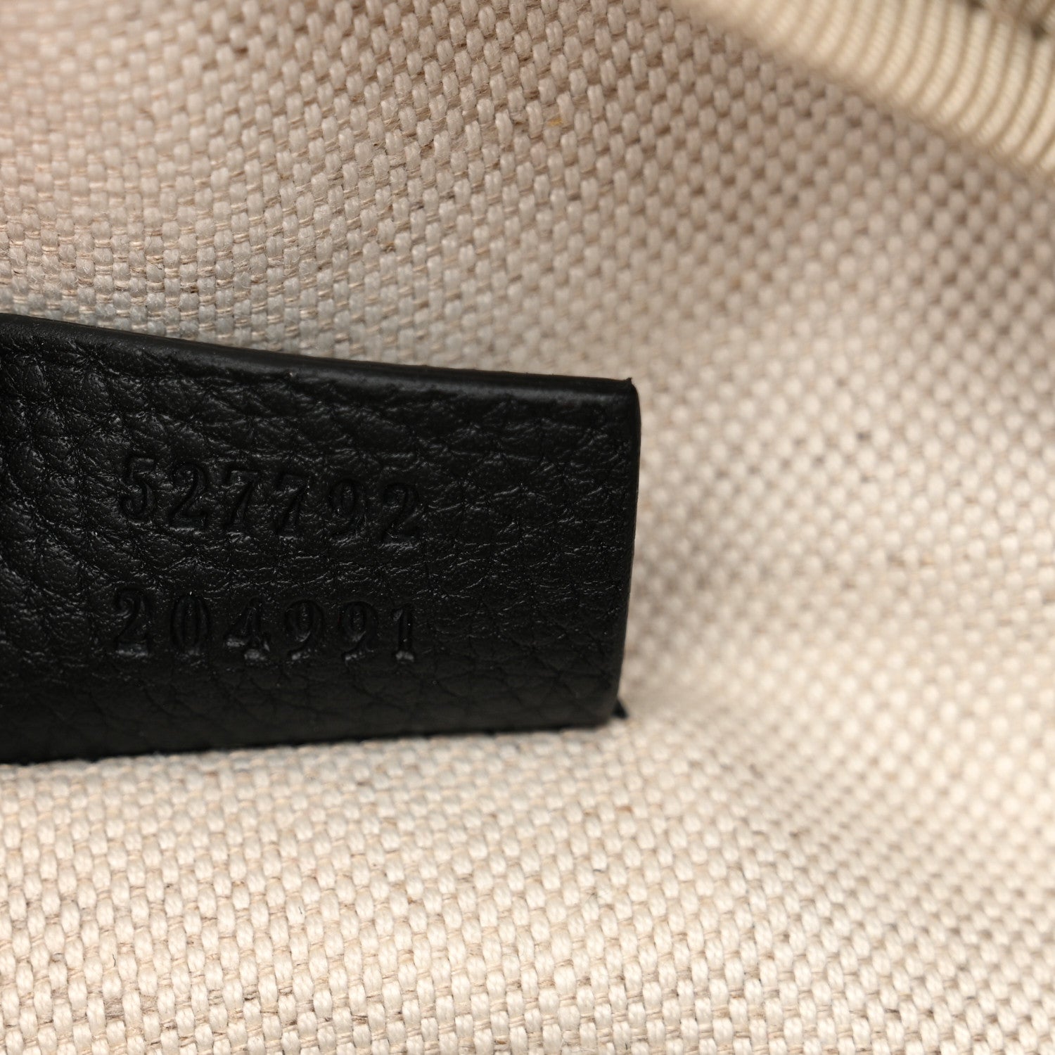 Gucci Grained Calfskin Small Logo Belt Bag Black 7 of 10