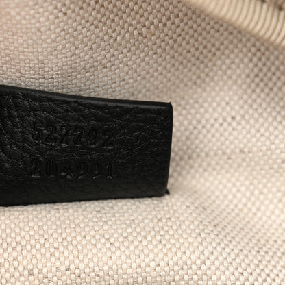 Gucci Grained Calfskin Small Logo Belt Bag Black 7 of 10