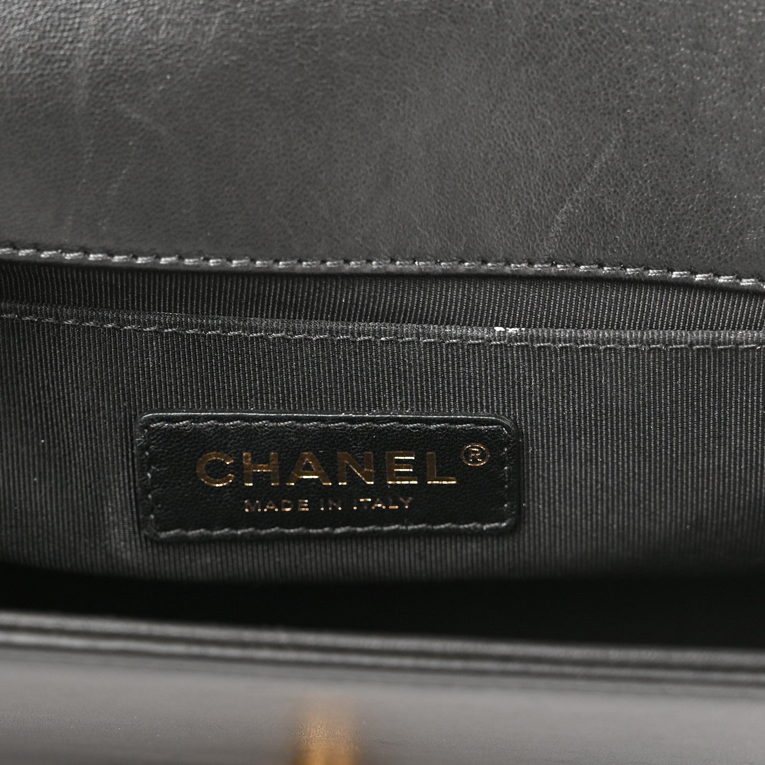 Chanel Lambskin Quilted Medium Boy Flap Black 6 of 14