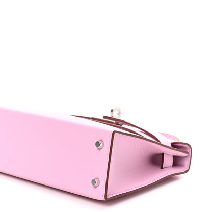 Hermes Epsom Mini Kelly Sellier 20 Mauve Sylvestre 9 of 10