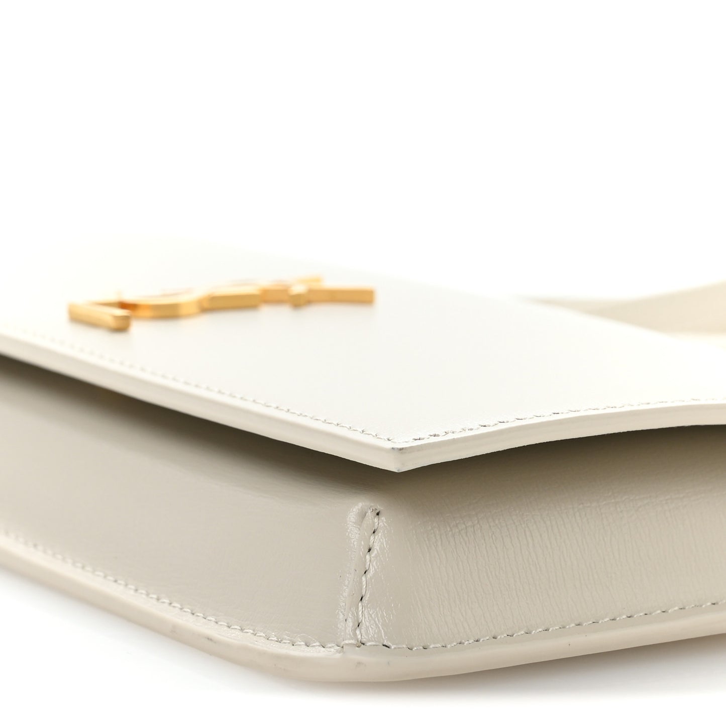 Smooth Calfskin Monogram Phone Holder Crossbody Crema Soft