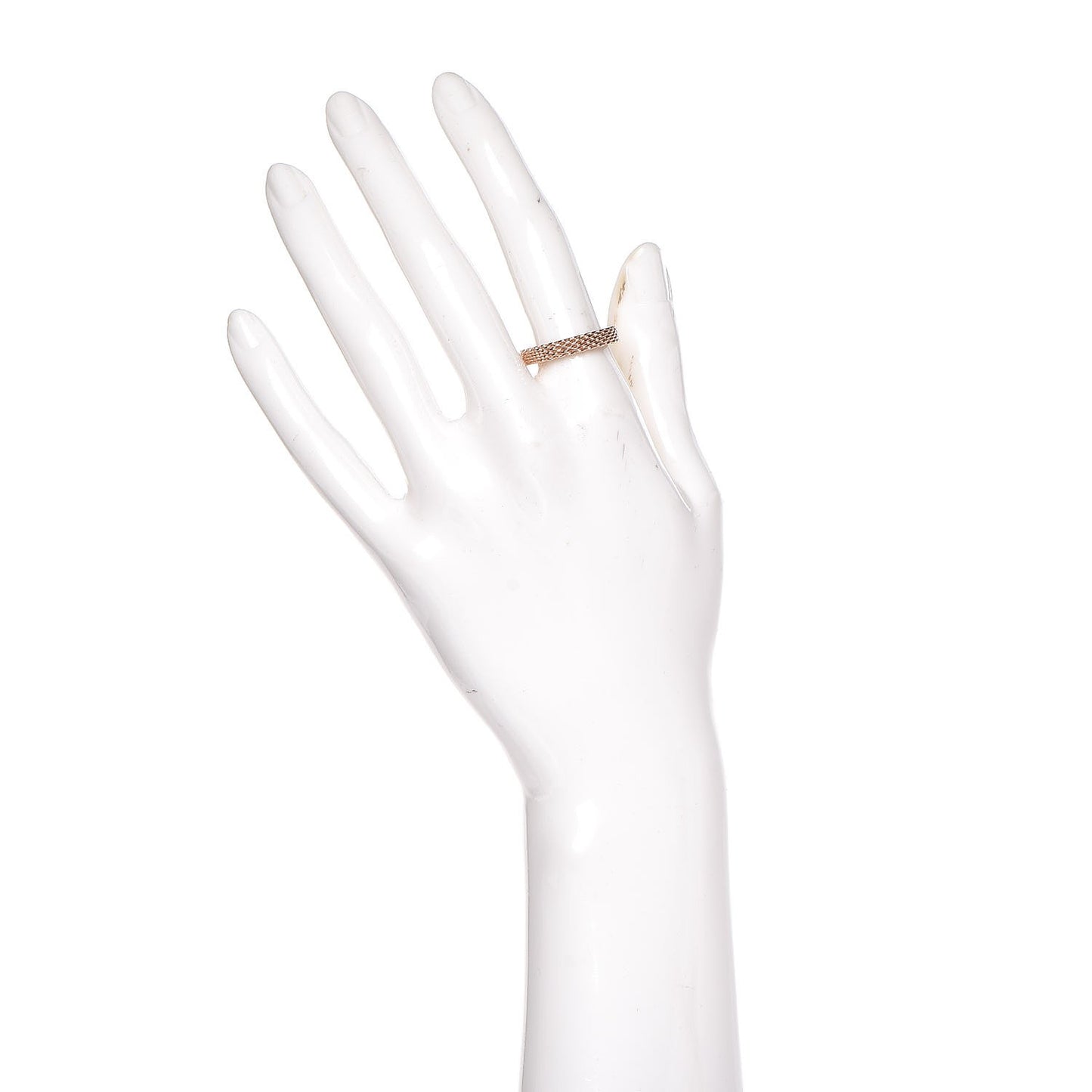 18K Rose Gold Narrow Mesh Somerset Ring 53.1 6.5
