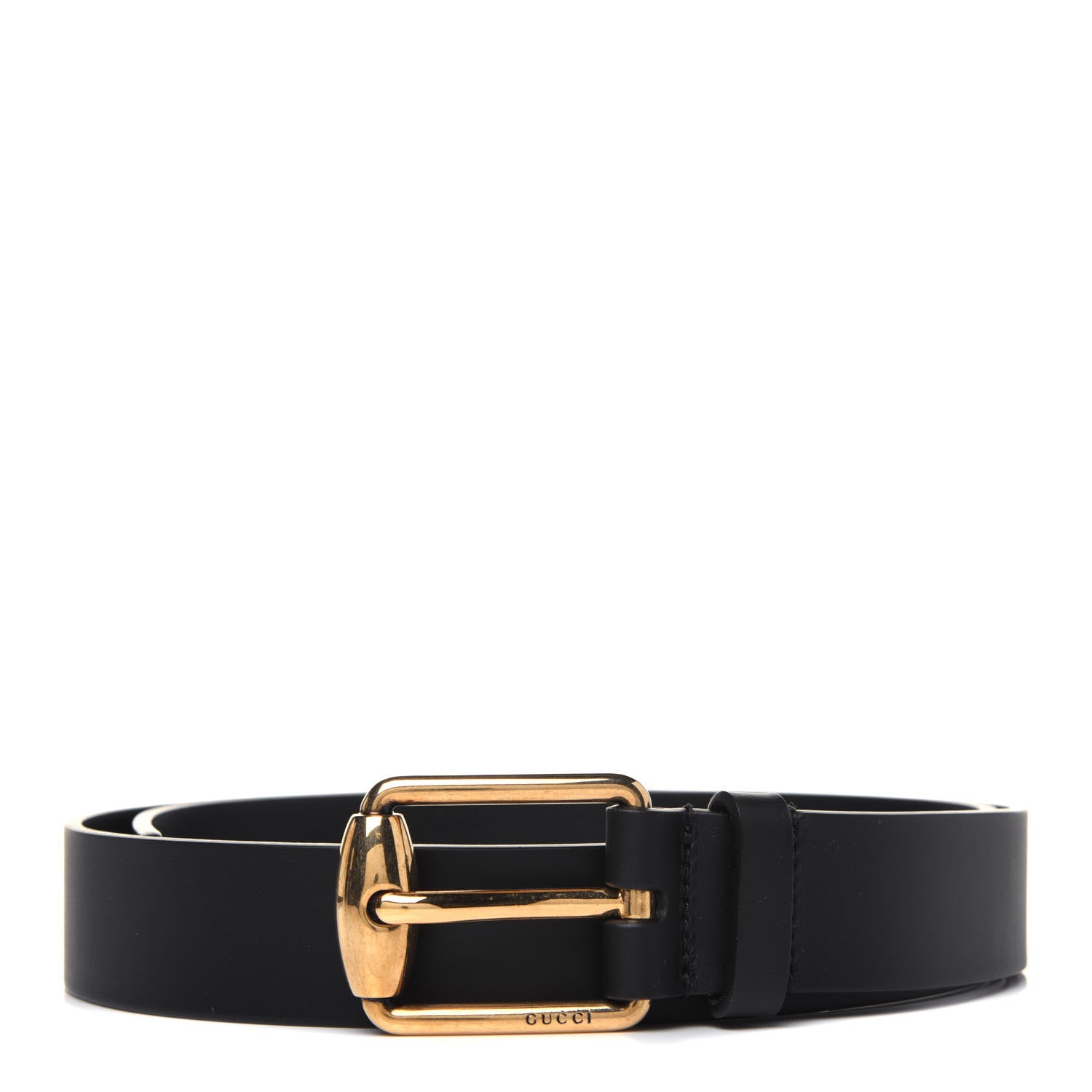 Gucci Calfskin Belt 85 34 Black 1 of 8