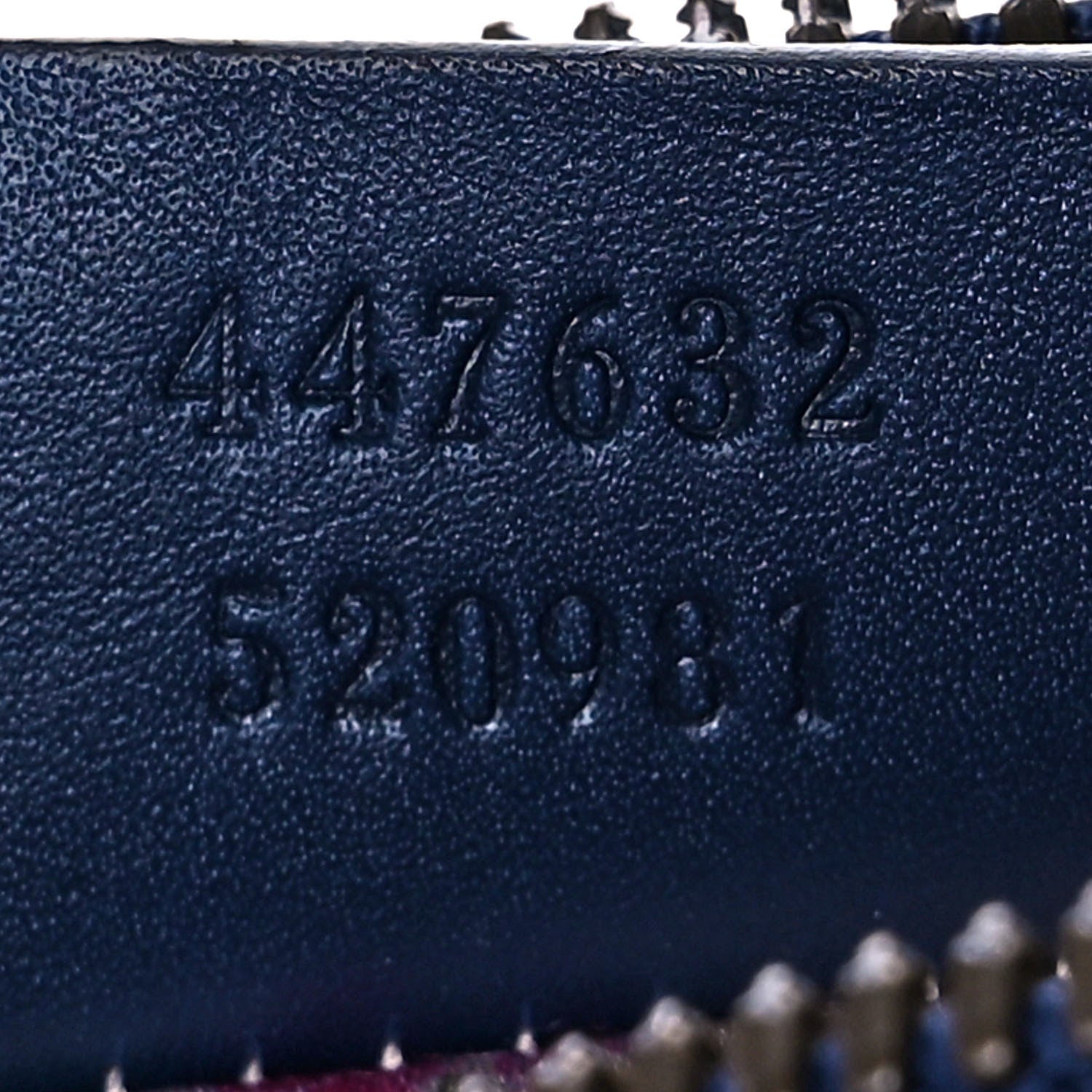 Gucci Denim Matelasse Small Pearly GG Marmont Chain Shoulder Bag Blue 7 of 12